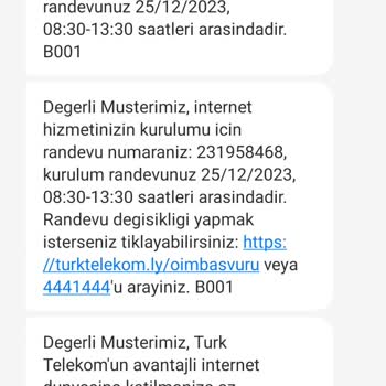 Türk Telekom Altyapı Yok Sorunu