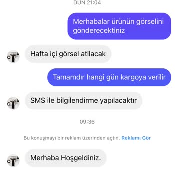 Ay Ahşap Ev Dekorasyon (Yildirim.sehpa) EFT İle Ödeme Yapılan Ürün Teslim Edilmedi