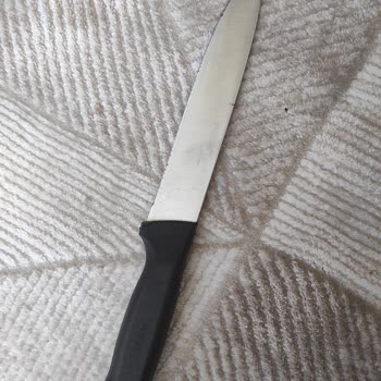 Pirge Bıçak İkinci Kullanımda Paslandı