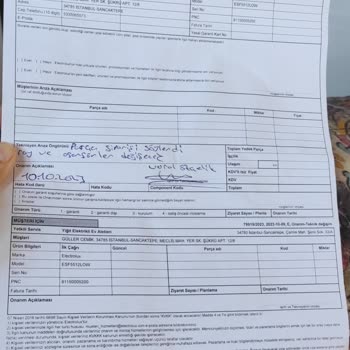 Electrolux Marka Bulaşık Makinesi Sorunu