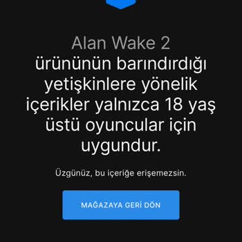 Epic Games +18 Yaş Sorunu