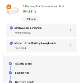 Hepsiburada Alışverişimde Verilen Gönderi Kodunda Kargo Yok Gösteriyor