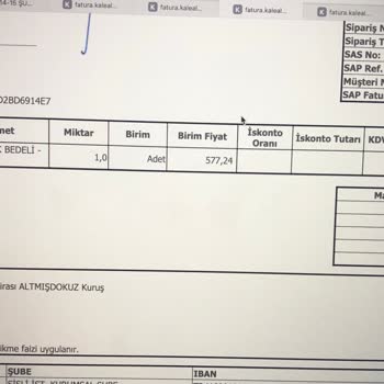 Kale Alarm Aynı Fatura Dönemine 3 Farklı Fatura/ 3 Farklı Ücret