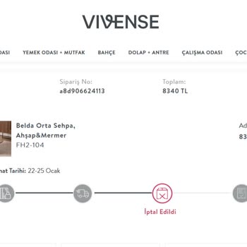 Vivense Ücret İadesi Yapmıyor