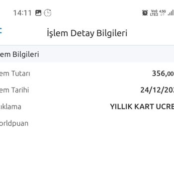 Yapı Kredi Bankası K Kartı Yıllık Aidatı