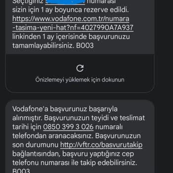 Vodafone Özel Numara Yalanı