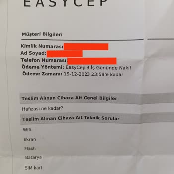 EasyCep Online Satış Platformunda Ödeme Gecikmesi Yaşanması