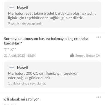 Masvil Şikayet Porland Vici Trendyol Şikayet