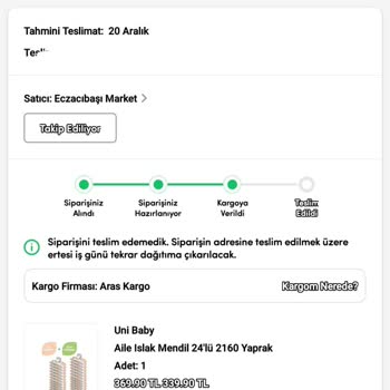 Trendyol'dan Aldığım Ürün Gelmedi
