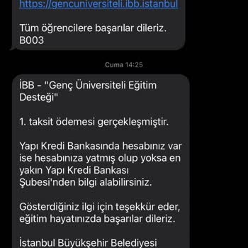 İBB Burs Ödemesi Hesabıma Yatmıyor
