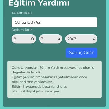 İBB Burs Ödemesi Hesabıma Yatmıyor