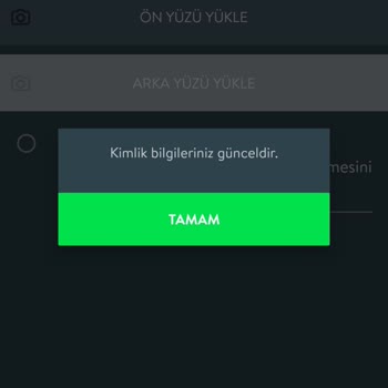 TEB Mobil Kimlik Bilgileri Güncelleme