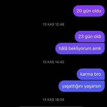 Retrovintage35 Paramı Vermeyip Engelledi