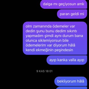 Retrovintage35 Paramı Vermeyip Engelledi