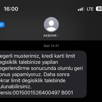 Akbank Memur Olmama Rağmen Kredimi Yükseltmiyor Şikayet