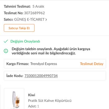 Trendyol Kargom Kaybolmuş Ve Haber Verilmiyor!
