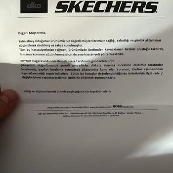 Skechers Marka Ayakkabının Kalitesizliği