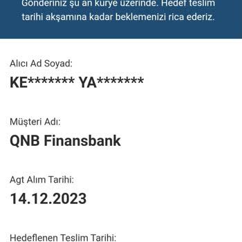 QNB Finansbank Ürün Teslimatı Gecikiyor