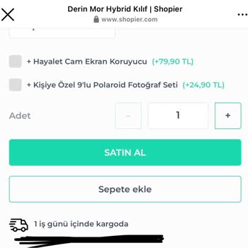 Skylimella Sipariş Verdiğim Kılıf Kargoya Verilmedi.