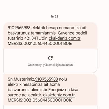 CK Enerji Akdeniz Elektrik Yanlış Kişiye Fatura Şoku!