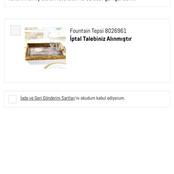 Madame Coco İptal Ettiğim Siparişimin Ücret İadesini Yapmadı