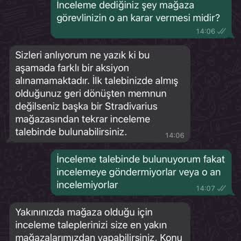 Stradivarius Mağazası Ve Müşteri Hizmetlerinin Asla Yardımcı Olmaması