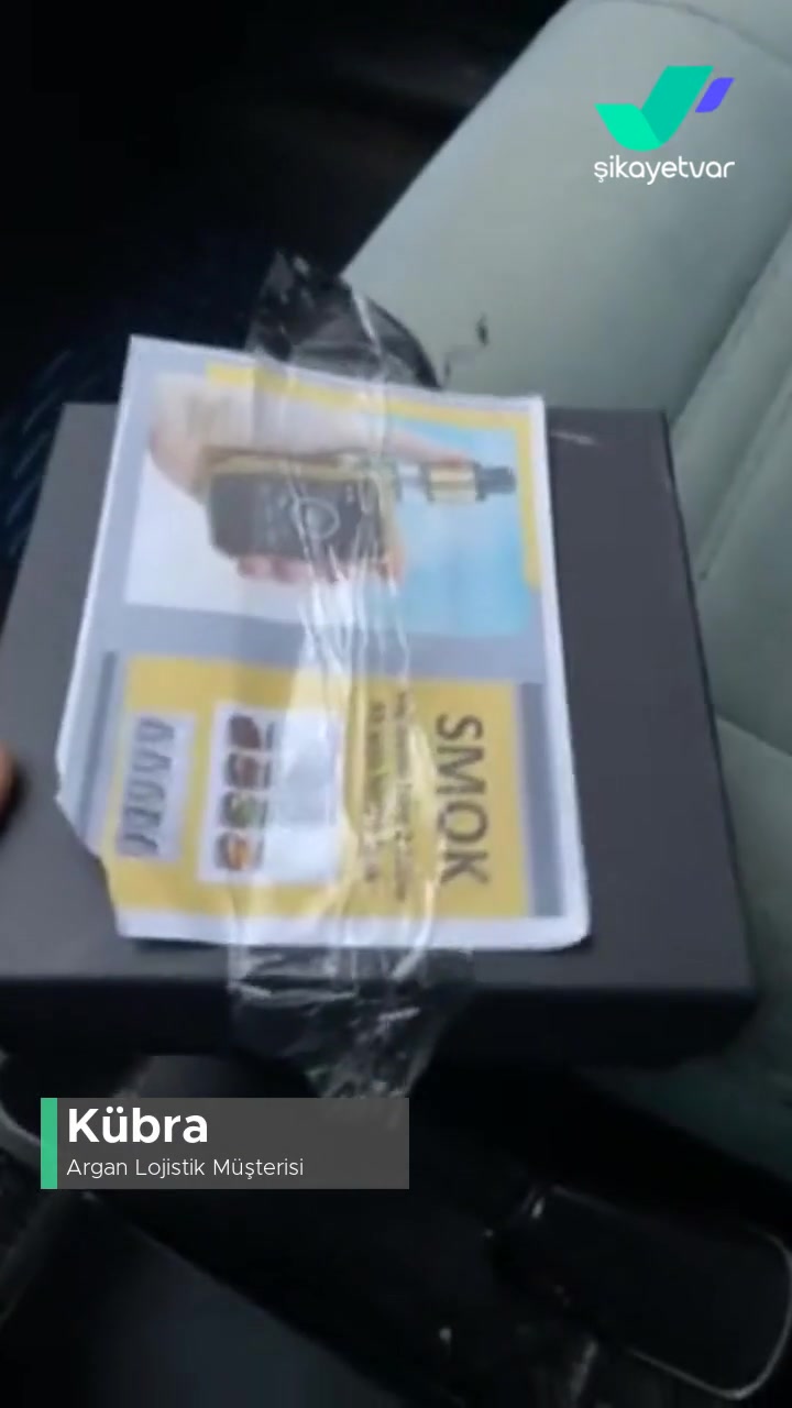 Argan Lojistik Elektronik Sigara Yerine Krem Yolluyor! videonun kapak resmi
