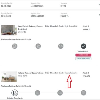Vivense Teslimat Süresinin Uzun Ve Eksik Olması