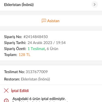 Parası Ödenmiş Ürünü Teslim Etmedi Trendyol Yemek!