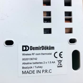 DemirDöküm Kombi Termostatı İlk Takılışta Bozuk Geldi