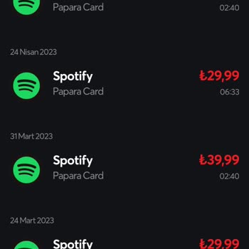 Spotify Fazla Para Çekimi