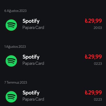 Spotify Fazla Para Çekimi