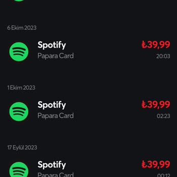 Spotify Fazla Para Çekimi