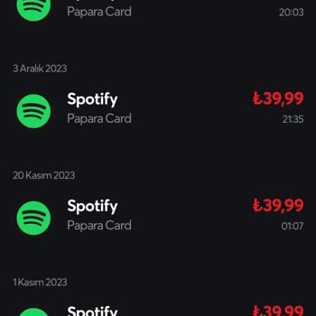 Spotify Fazla Para Çekimi