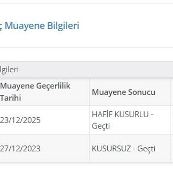 Tüvtürk Motor Numarası Okunabilir Değil