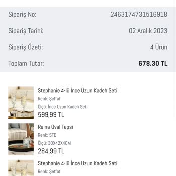 Madame Coco Eksik Ve Hatalı Ürün Gönderimi