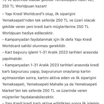 Yemeksepeti Kampanya Puanımı Yatırmıyor!