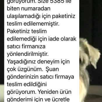 Hepsijet Tarafından Adrese Gelinmeden Geri Gönderilen Skechers Sipariş