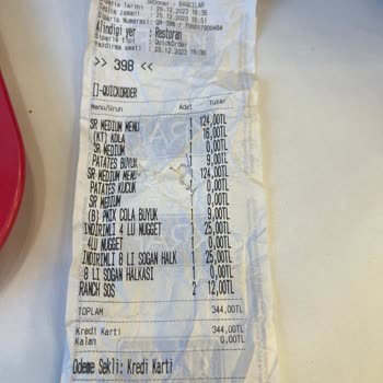 Sr Döner Bağcılar Memnuniyetsizliği