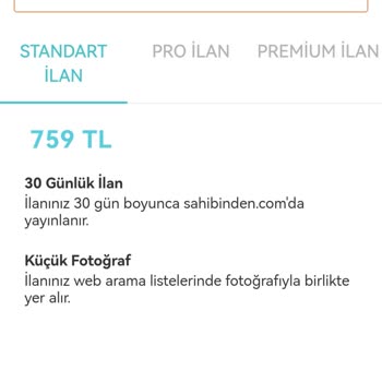Sahibinden.com Fahiş Fiyat Uygulaması