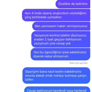 Mellon Çikolata Siparişimi Göndermediği Gibi Ücret İademi De Yapmıyor