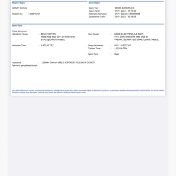 Miele İade Ettiğim Ürünün Ücretini Geri Ödemiyor