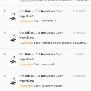 Trendyol Garantörlük Yapamıyor Eksik Parçayı Ulaştıramıyor