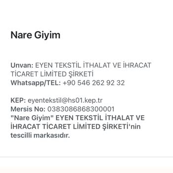 Nare Giyim Sipariş Edilen Ürünlerin Teslim Edilmemesi Üzerine Şikayet