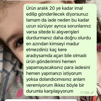 Nare Giyim Sipariş Edilen Ürünlerin Teslim Edilmemesi Üzerine Şikayet