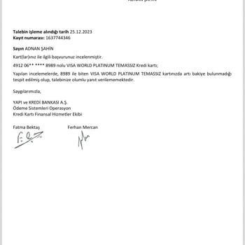 Yapı Kredi Kalitesizliği Ve Ciddiyeti
