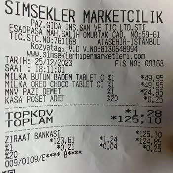 Şimşekler Market Reyon Üzerinde Yazan Fiyatın Dışında Ürün Satın Alma