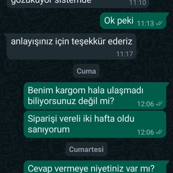 Tarladan Mutfağa Ürün Gönderilmedi Ücret İadesi Yapılmadı