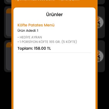 Köfteci Yusuf Aliağa Eksik Ürün