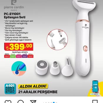 A101'den Aldığım Pierre Cardin Epilasyon Seti Kullanılmış Çıktı!